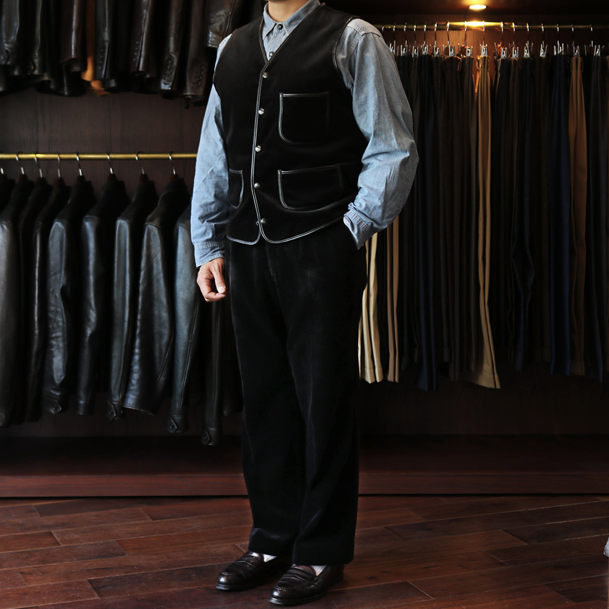 CARBON Brisbane Moss Corduroy col.Black