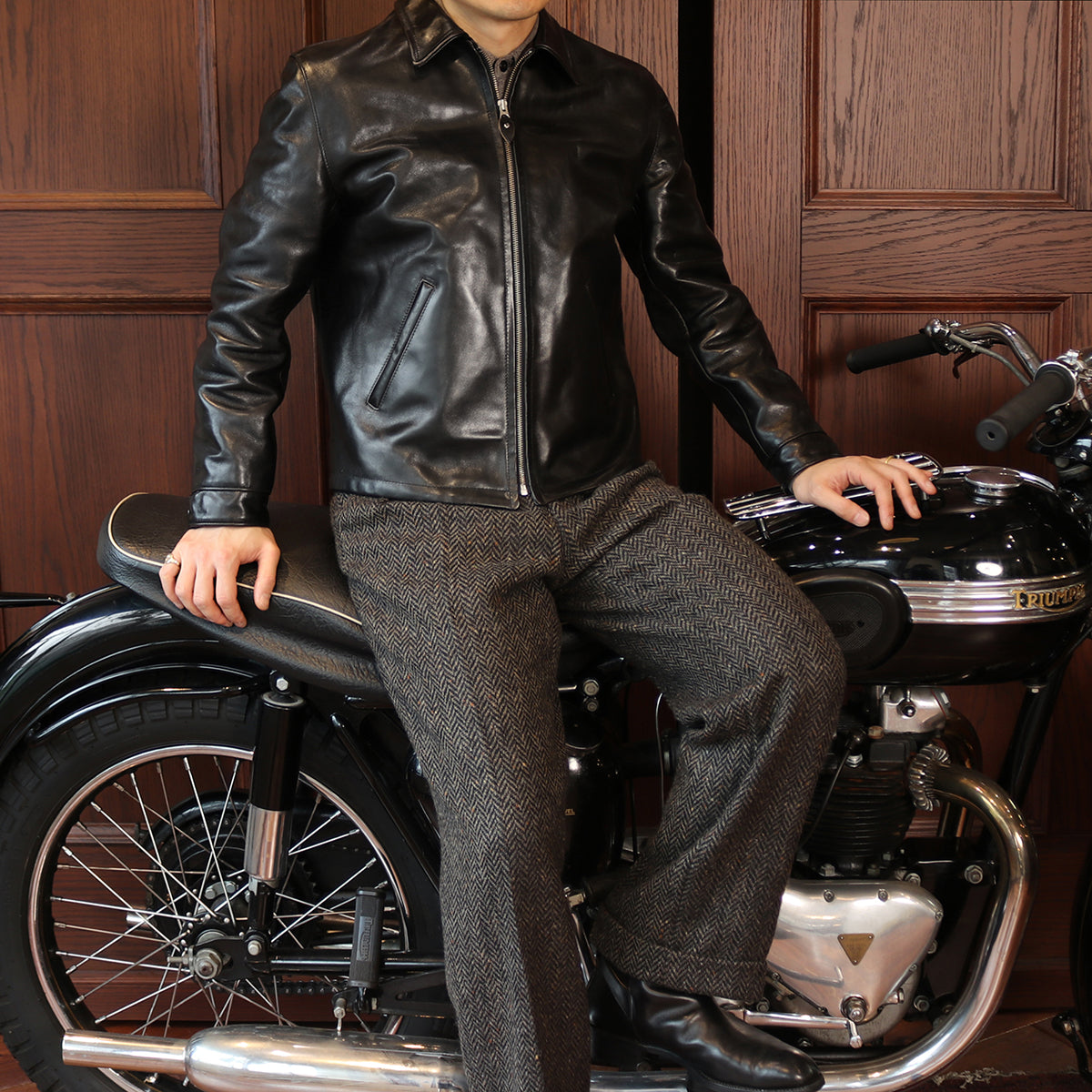 BRETT Vacchetta Horsehide col.Black