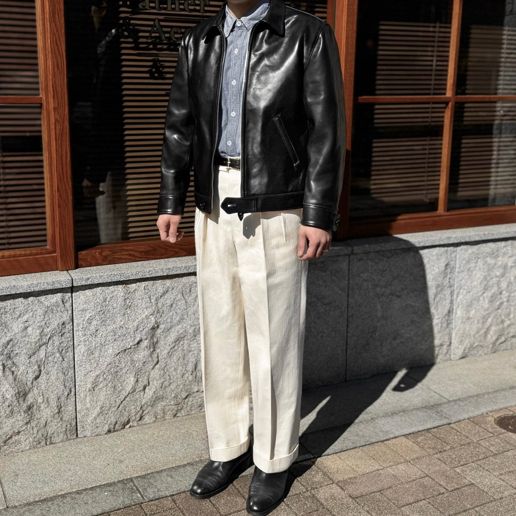 FORT - Herringbone Cotton col.Ivory