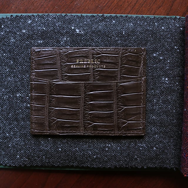 PLET - Crocodile col.Dark Brown