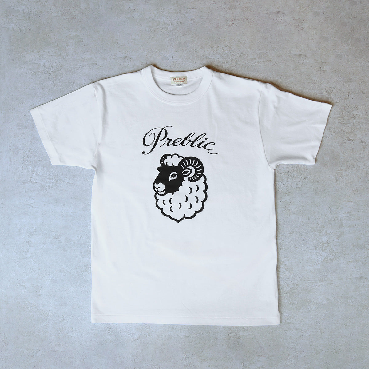 BLACK FACE T-SHIRT col.White