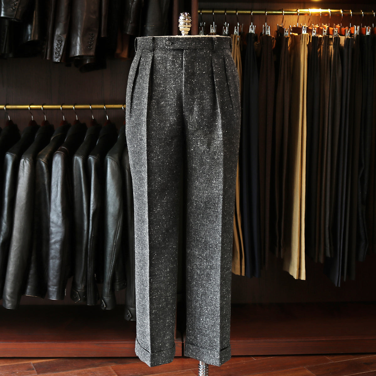 FORT W.BILL Marbling Tweed col.Gray