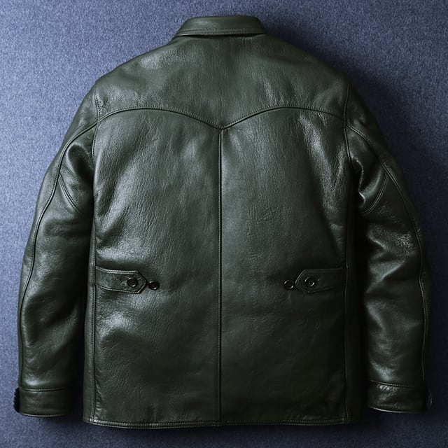 CRANK Sheepskin col.Dark Olive