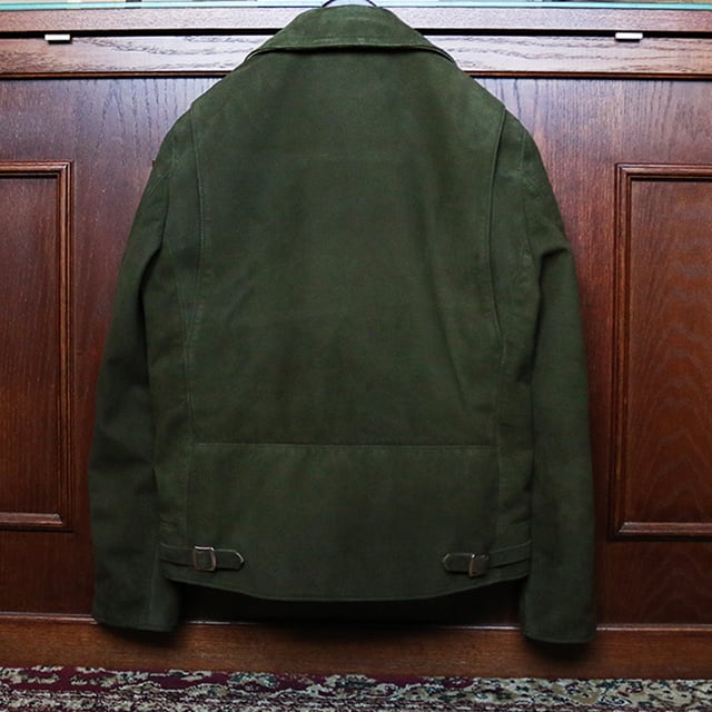 BRANCH Sheepskin Suede col.Dark Olive