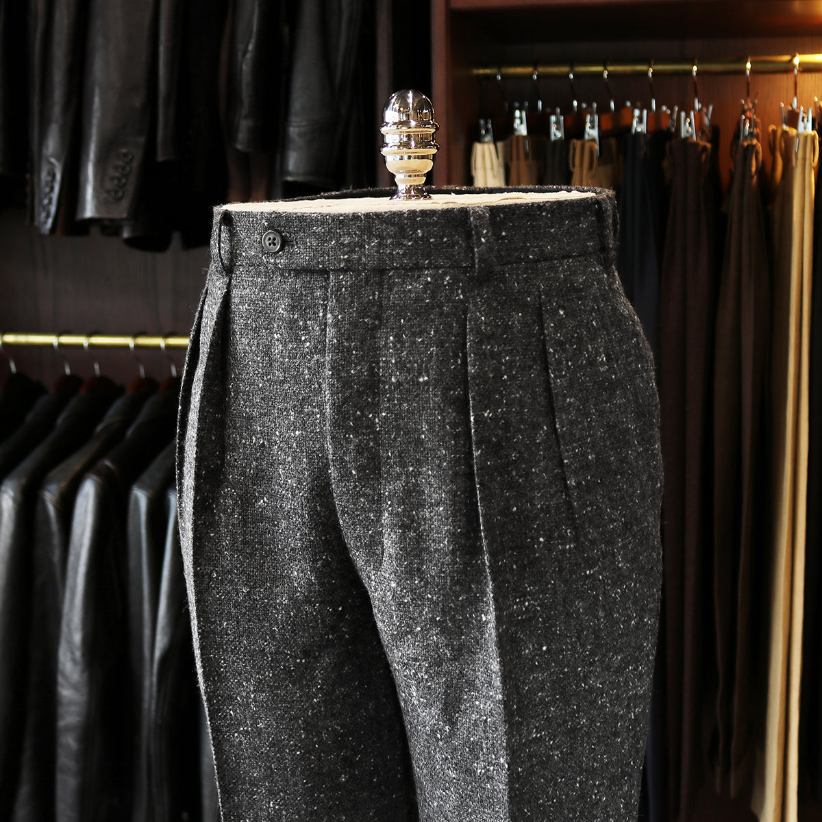 FORT W.BILL Marbling Tweed col.Gray