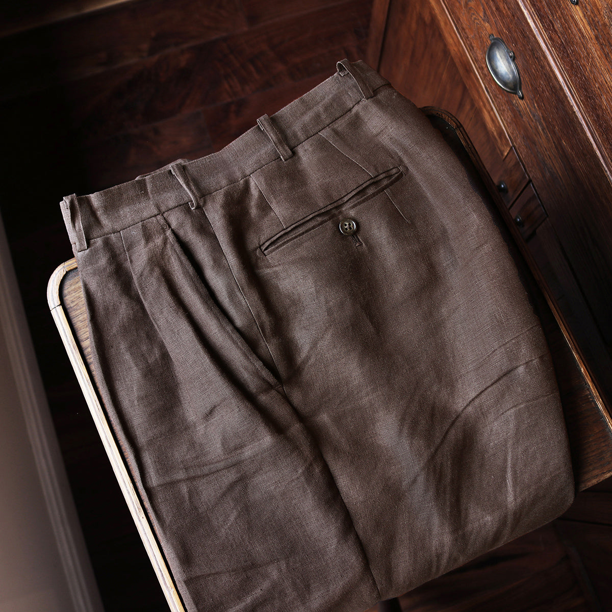 FORT - Spence Bryson Linen col.Dark Brown