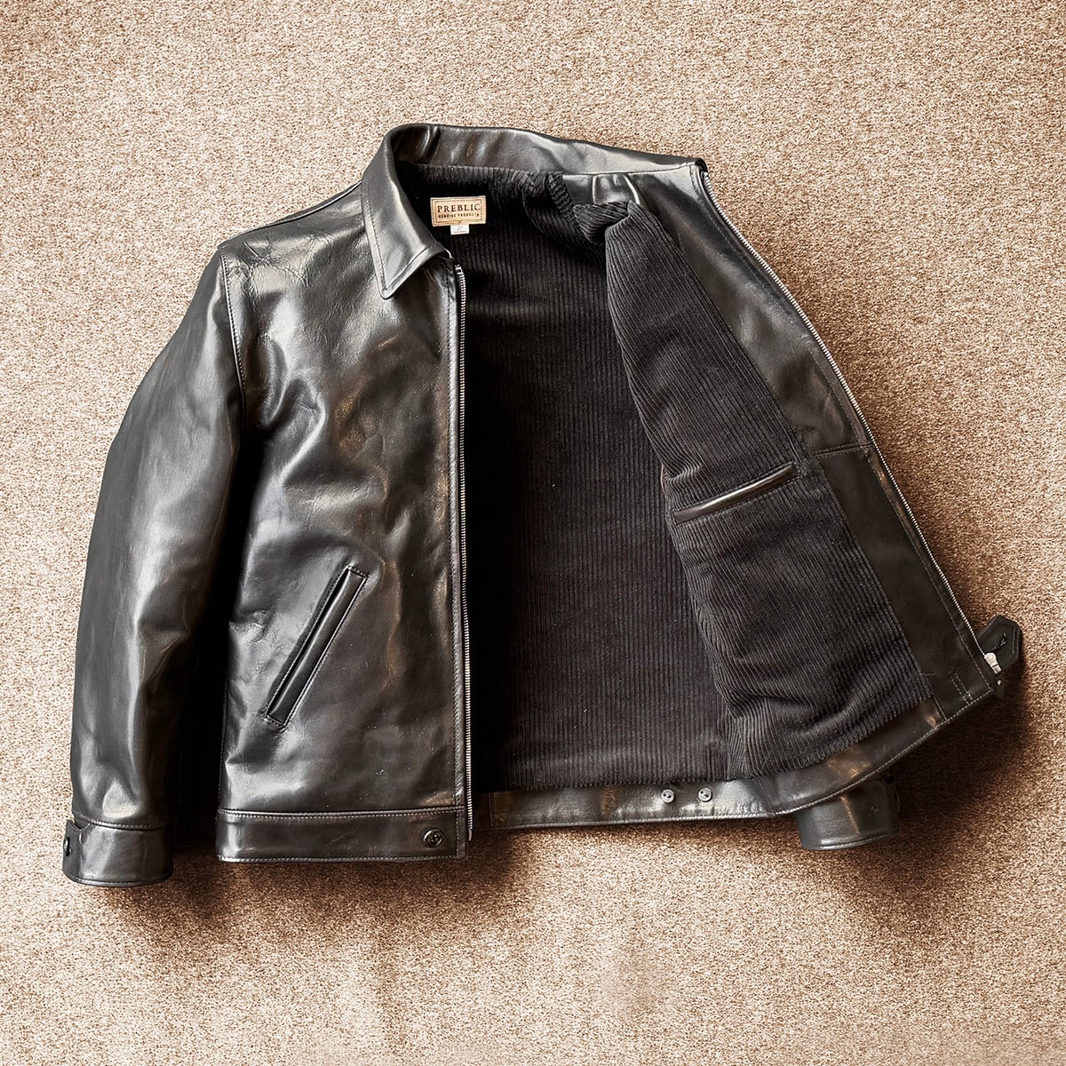 DALTON Horsehide col.Black