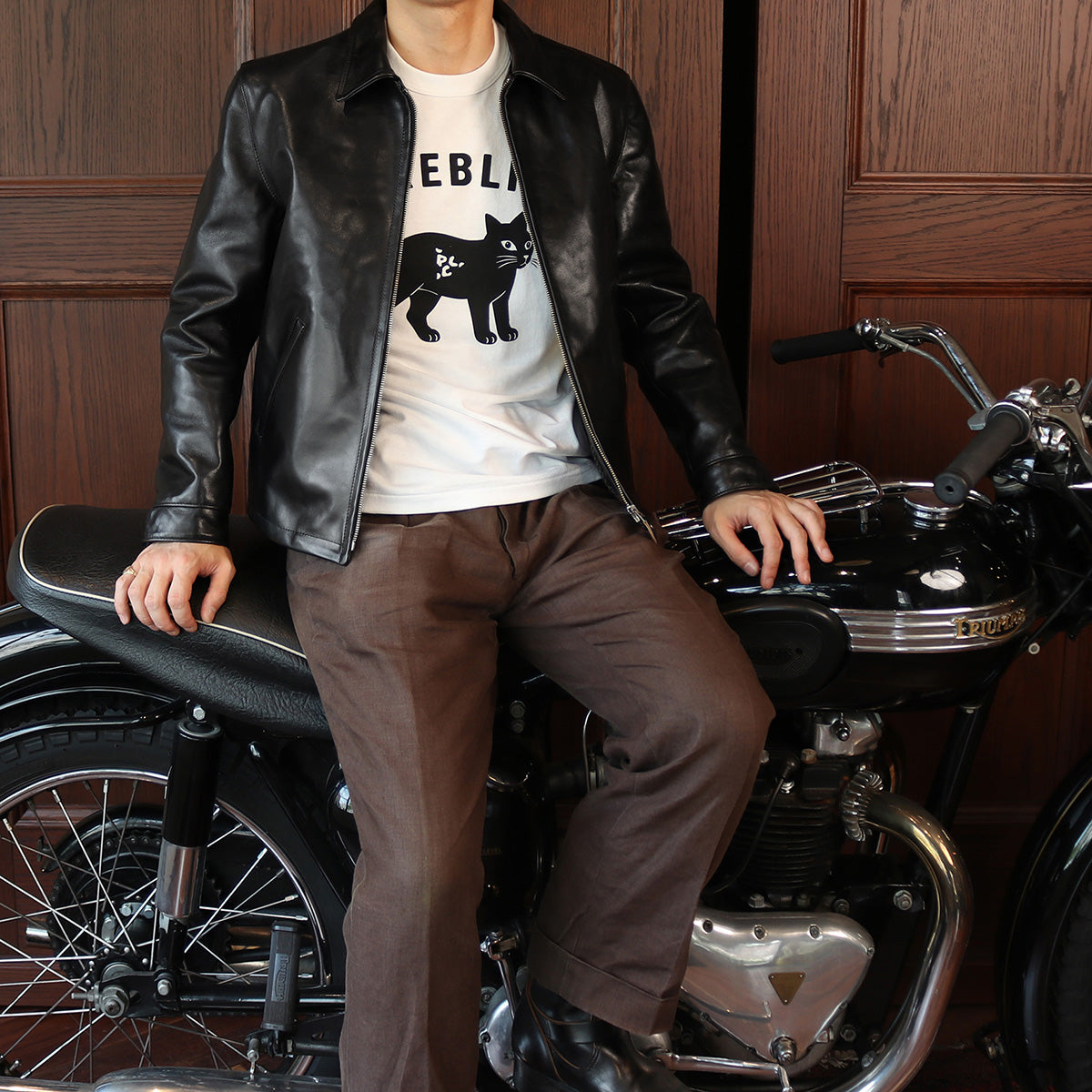 LUCKY CAT T-SHIRT col.White
