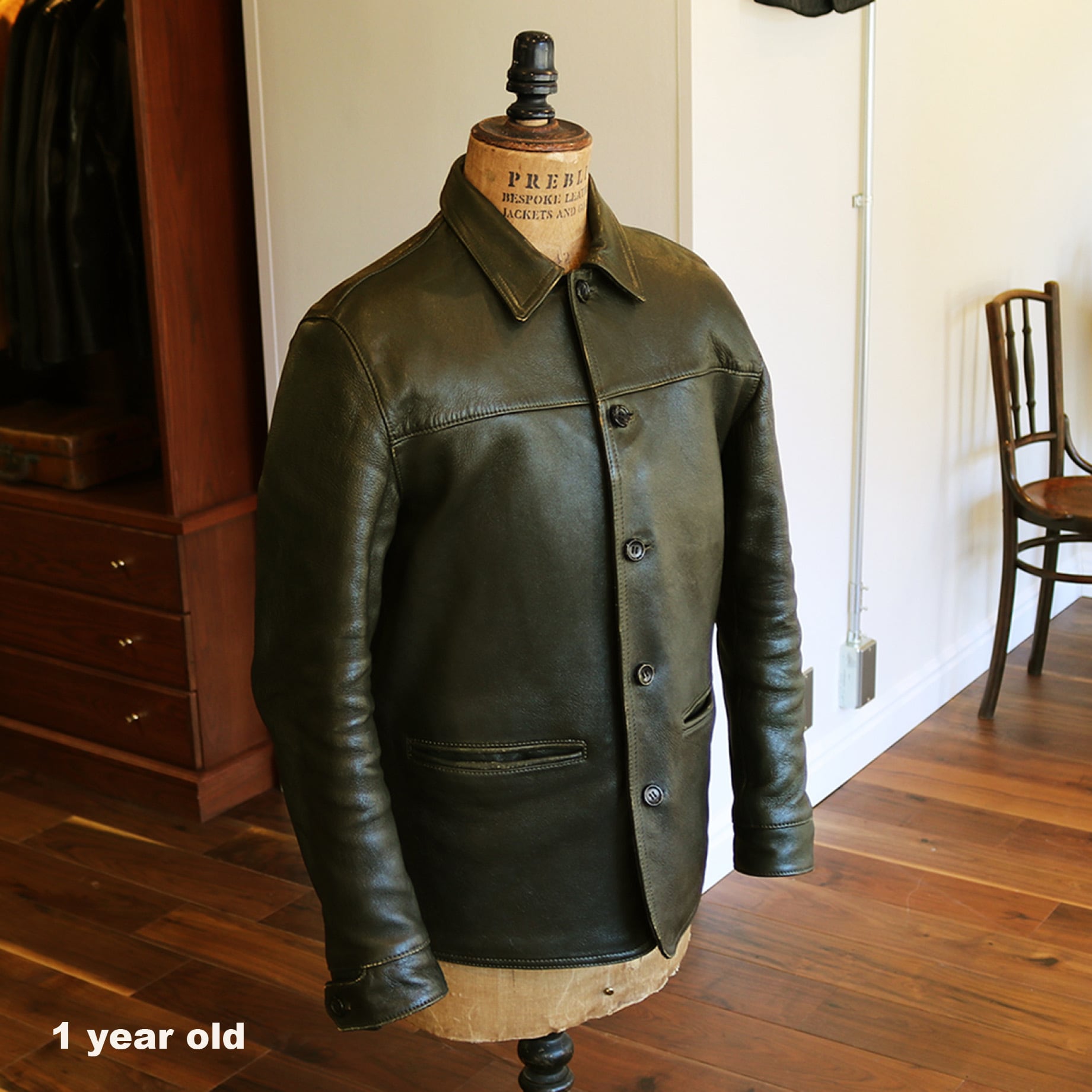CRANK Sheepskin col.Dark Olive