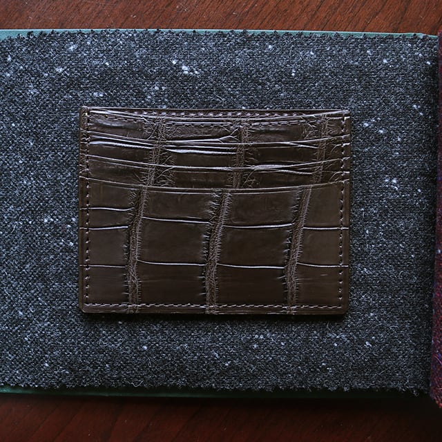 PLET - Crocodile col.Dark Brown