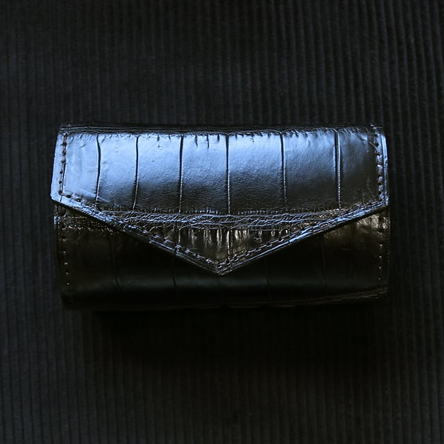 LEYTON - Crocodile col.Black