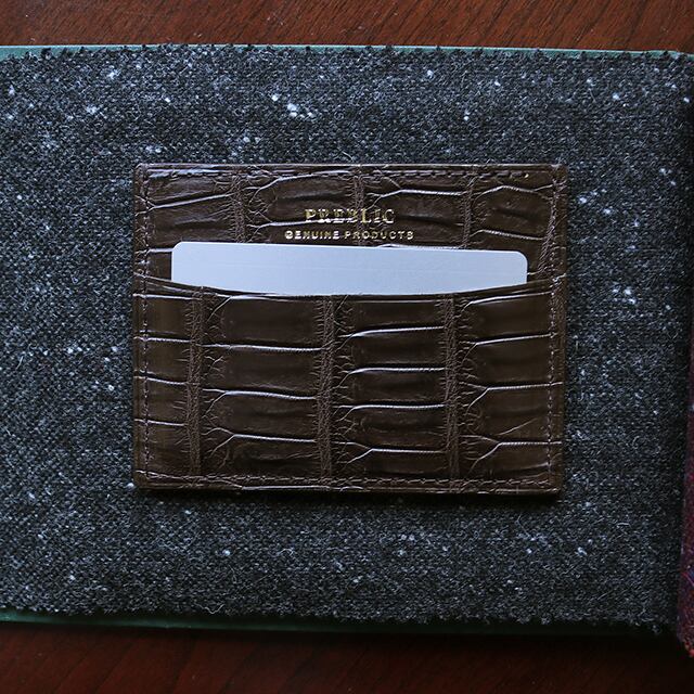 PLET - Crocodile col.Dark Brown