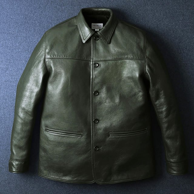 CRANK Sheepskin col.Dark Olive