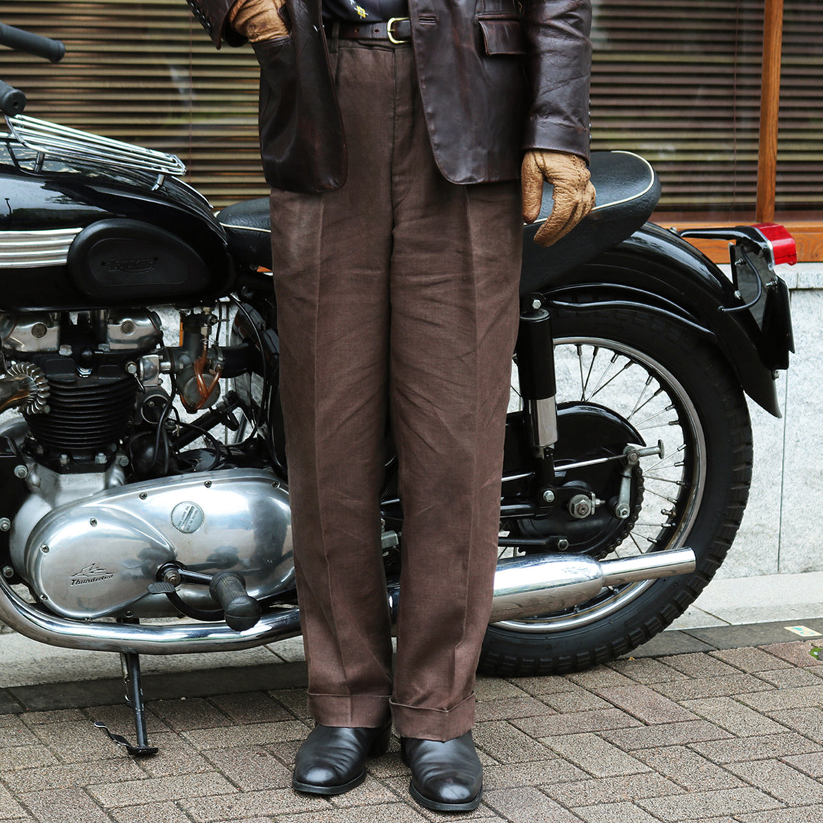 FORT - Spence Bryson Linen col.Dark Brown