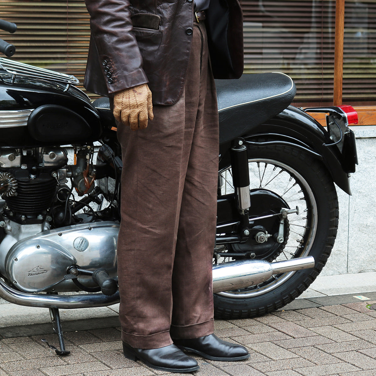 FORT - Spence Bryson Linen col.Dark Brown