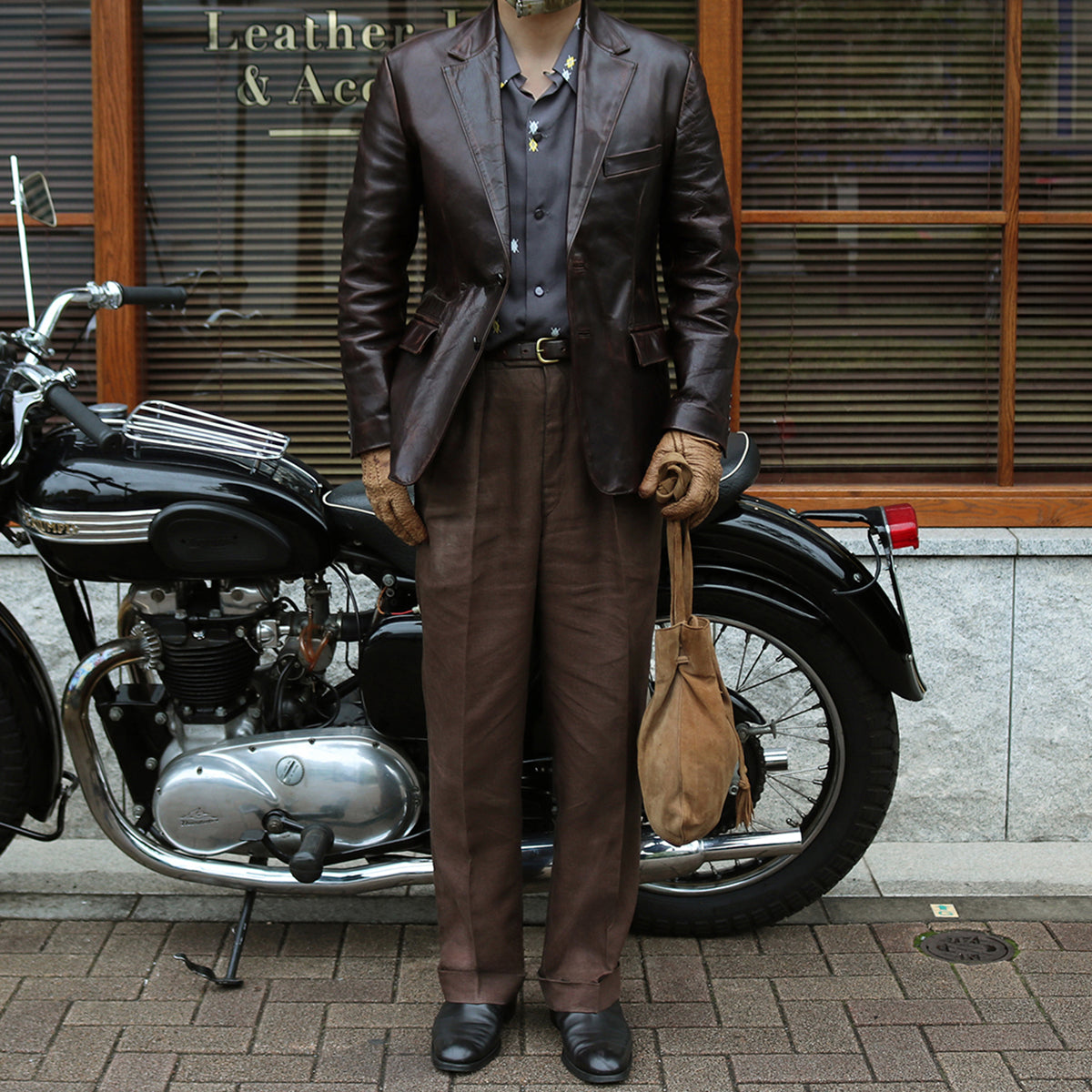 FORT - Spence Bryson Linen col.Dark Brown