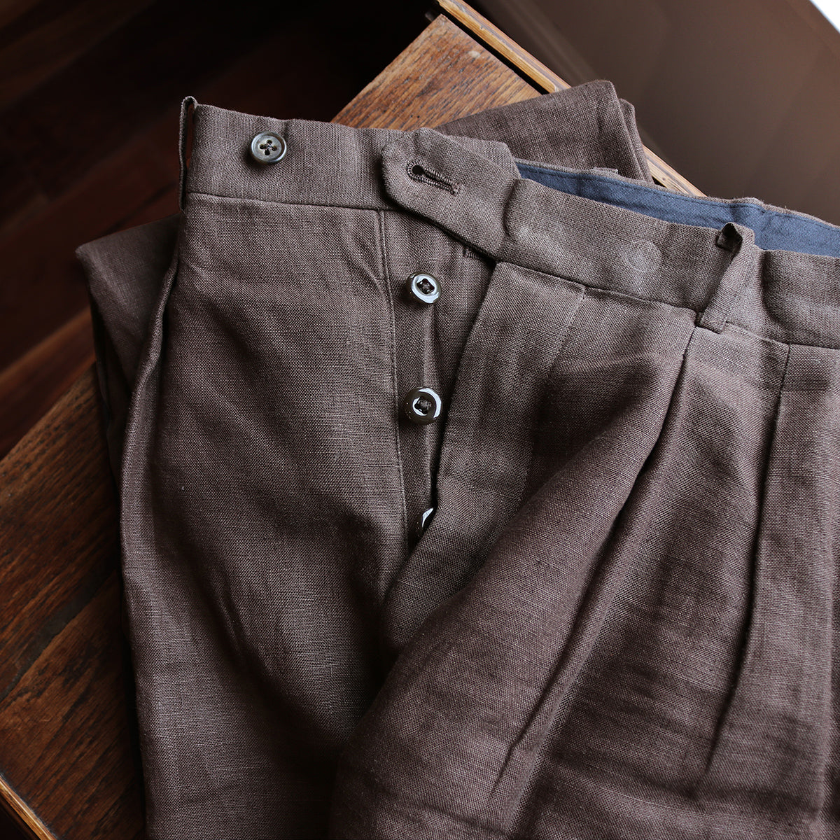 FORT - Spence Bryson Linen col.Dark Brown