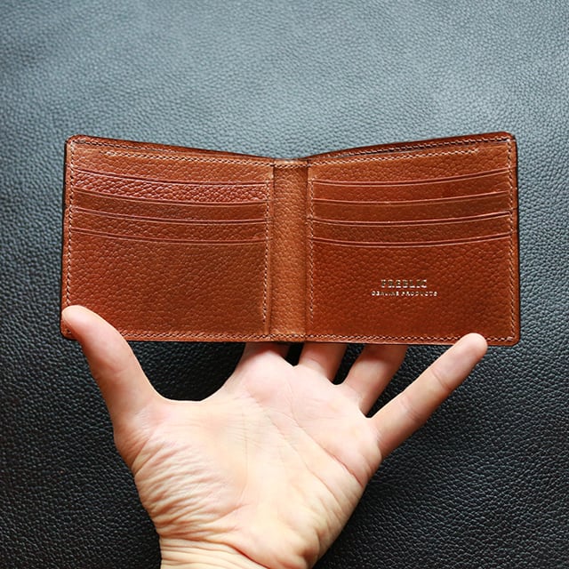 PHILL - Horween Shell Cordovan col.Black (Hand-stitched)