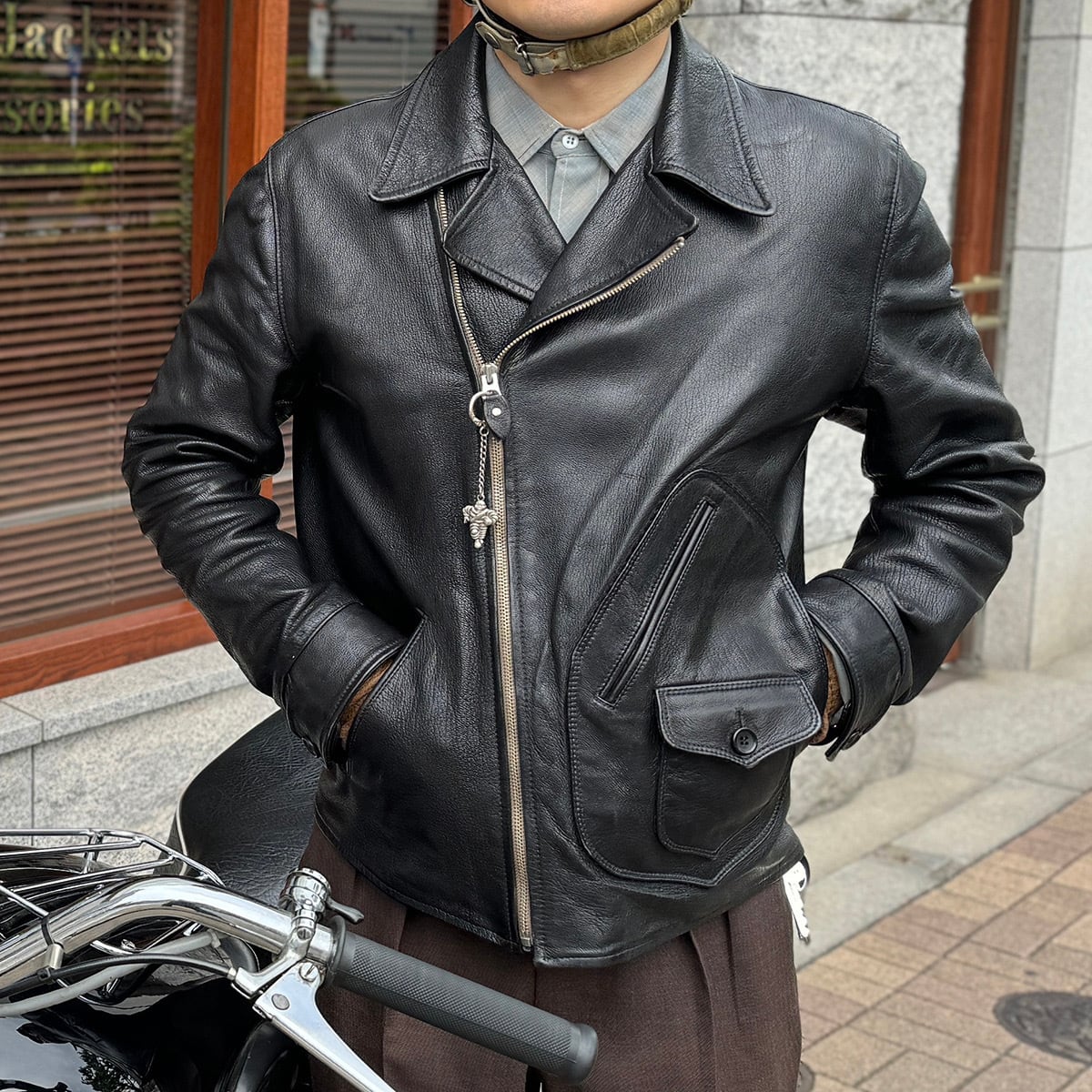 GRAIN Goatskin col.Black