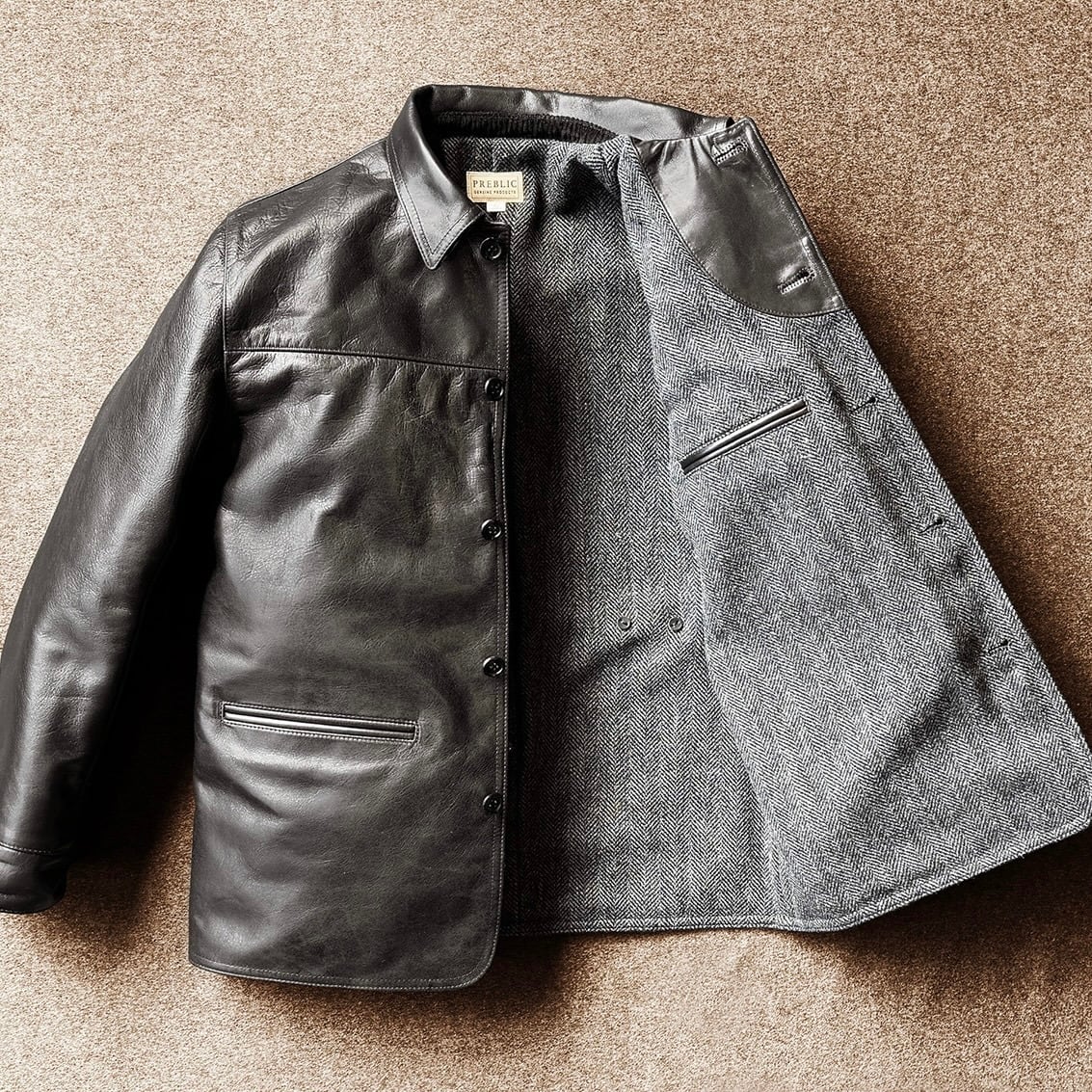 CRANK Horsehide col.Black