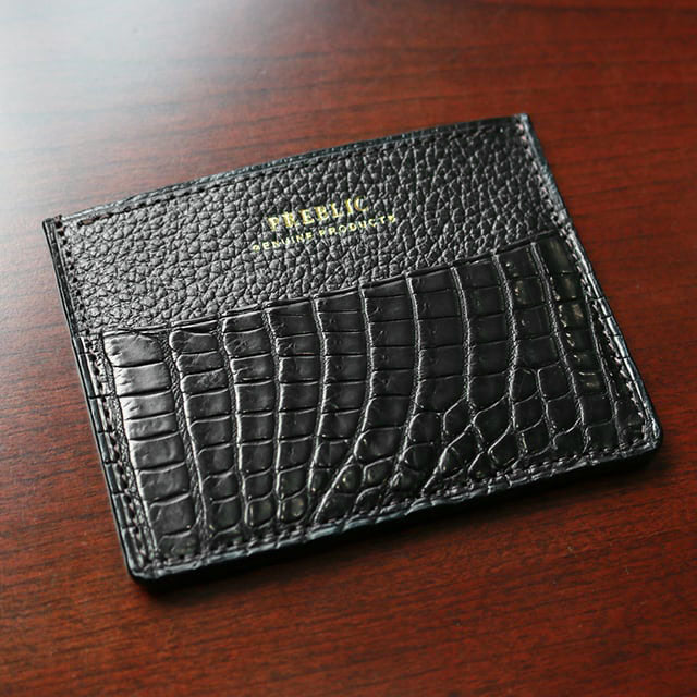 PLET - Saddle Pull-Up × Crocodile col.Black