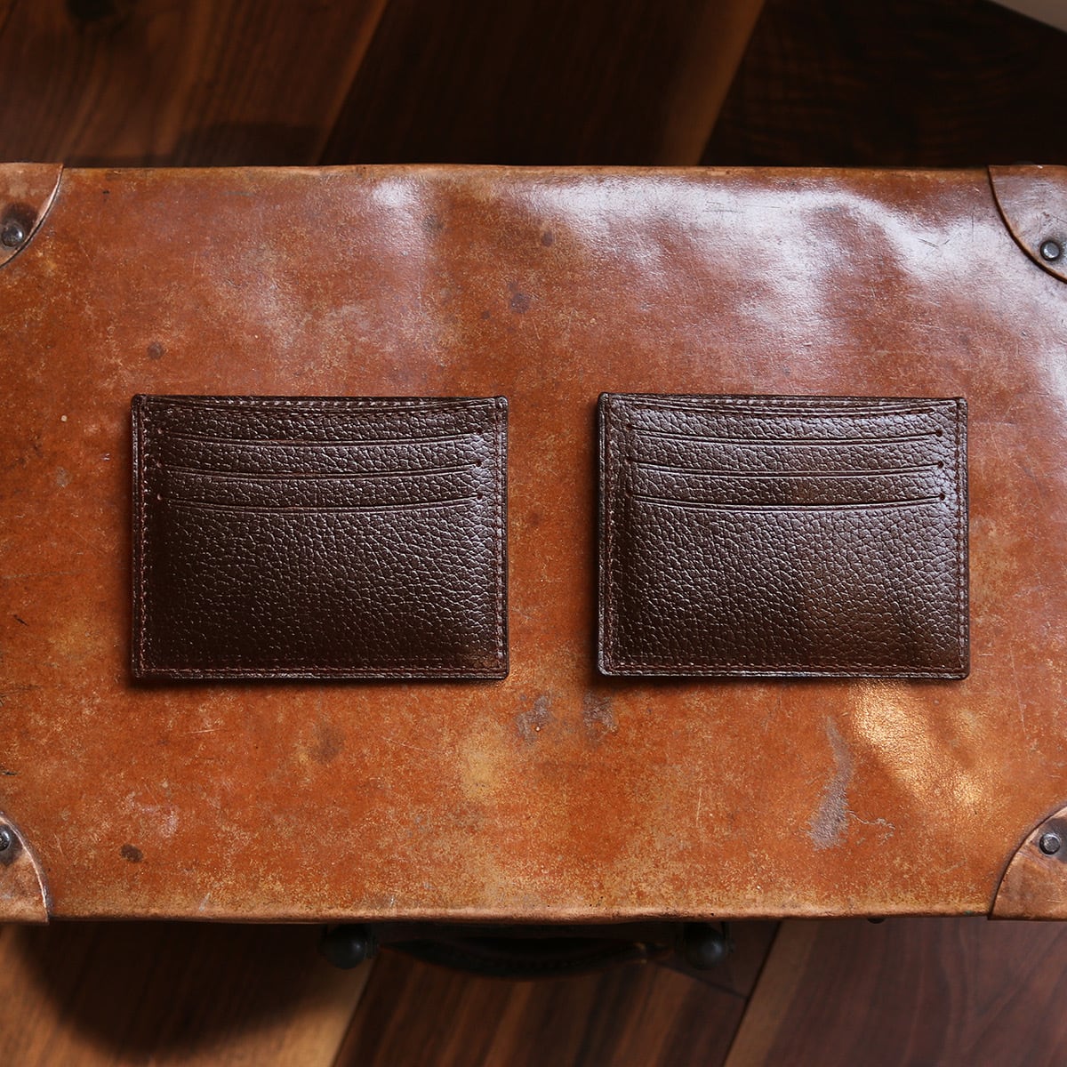 PLET - Saddle Pull-Up x Crocodile col.Dark Brown