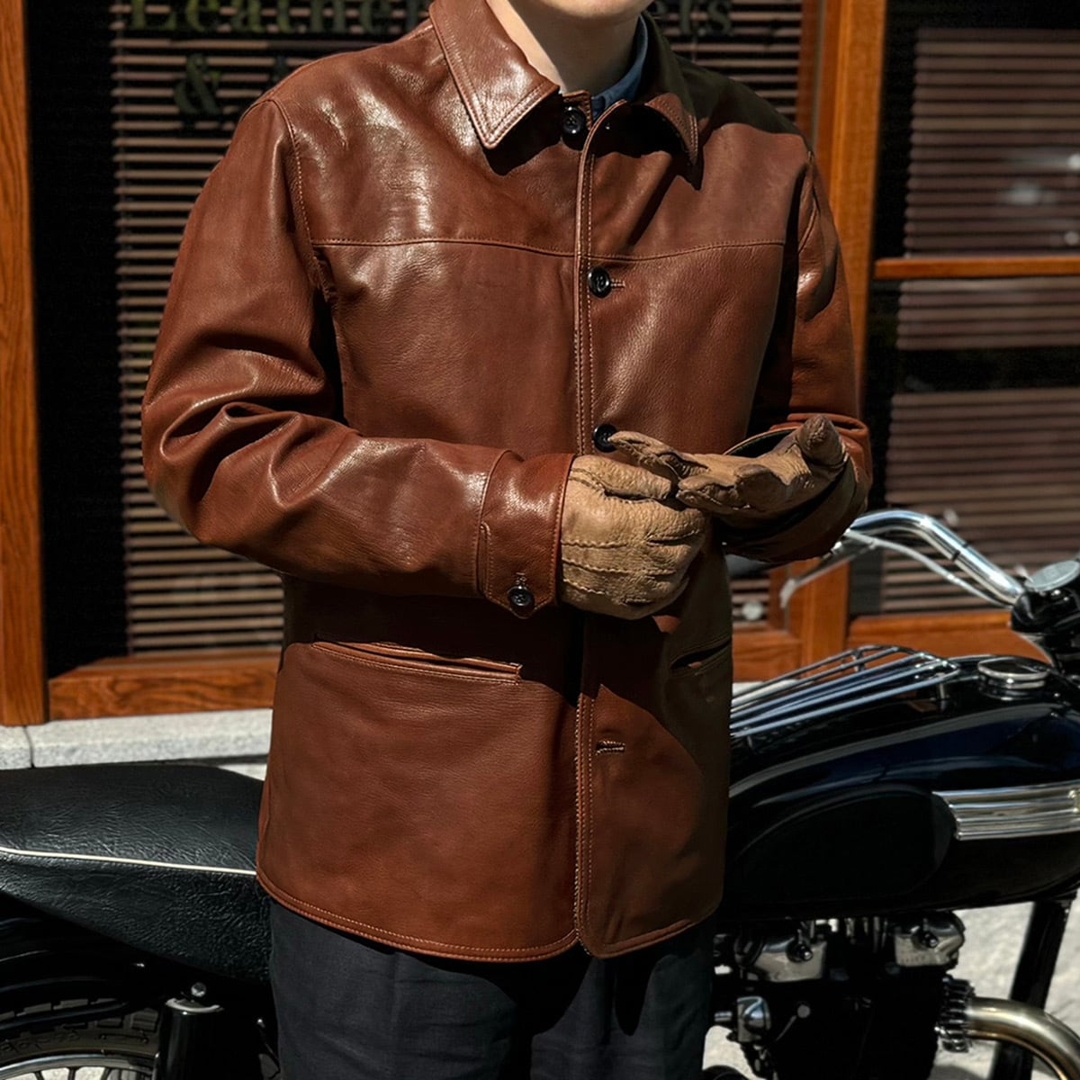 CRANK Goatskin col.Amber