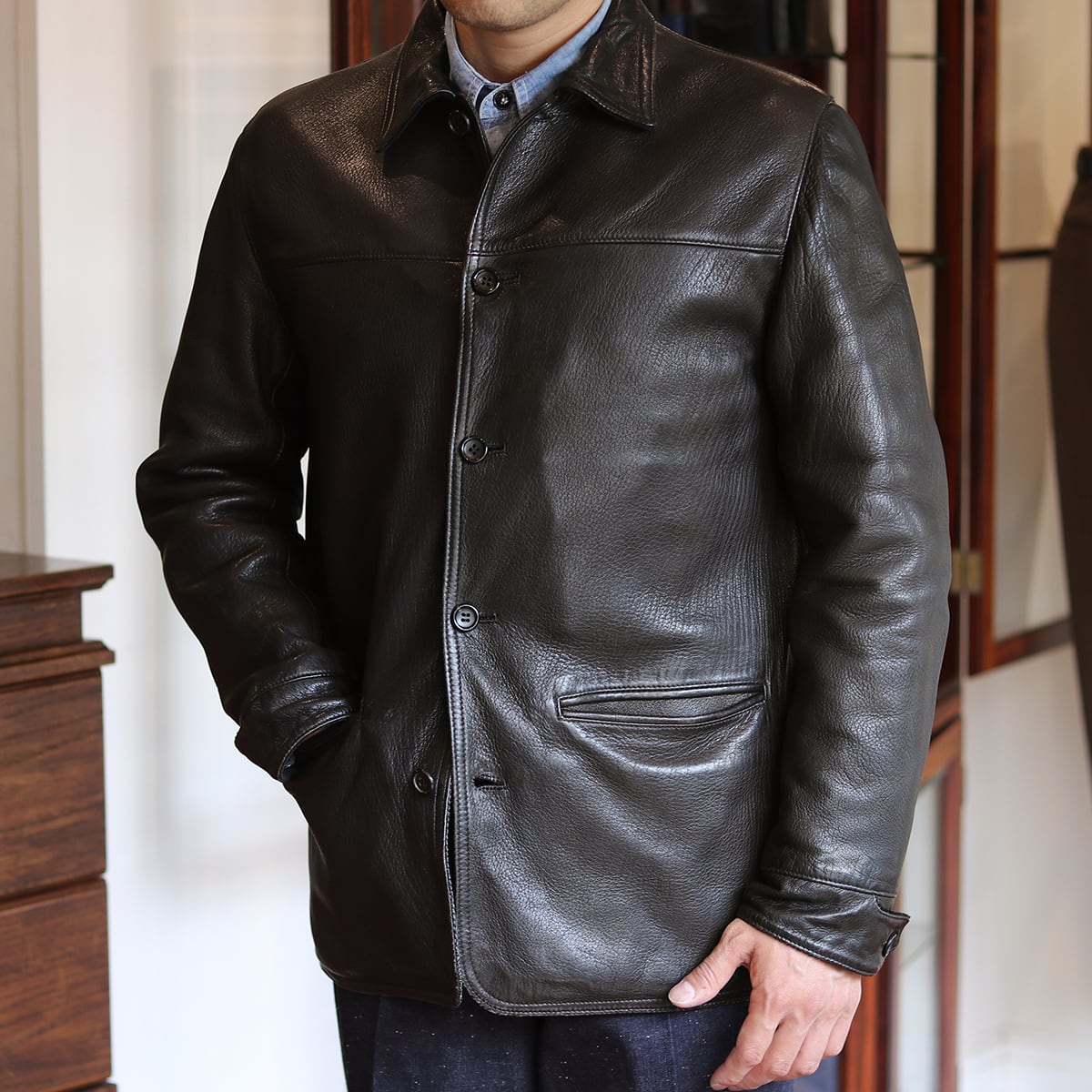 CRANK Deerskin col.Black