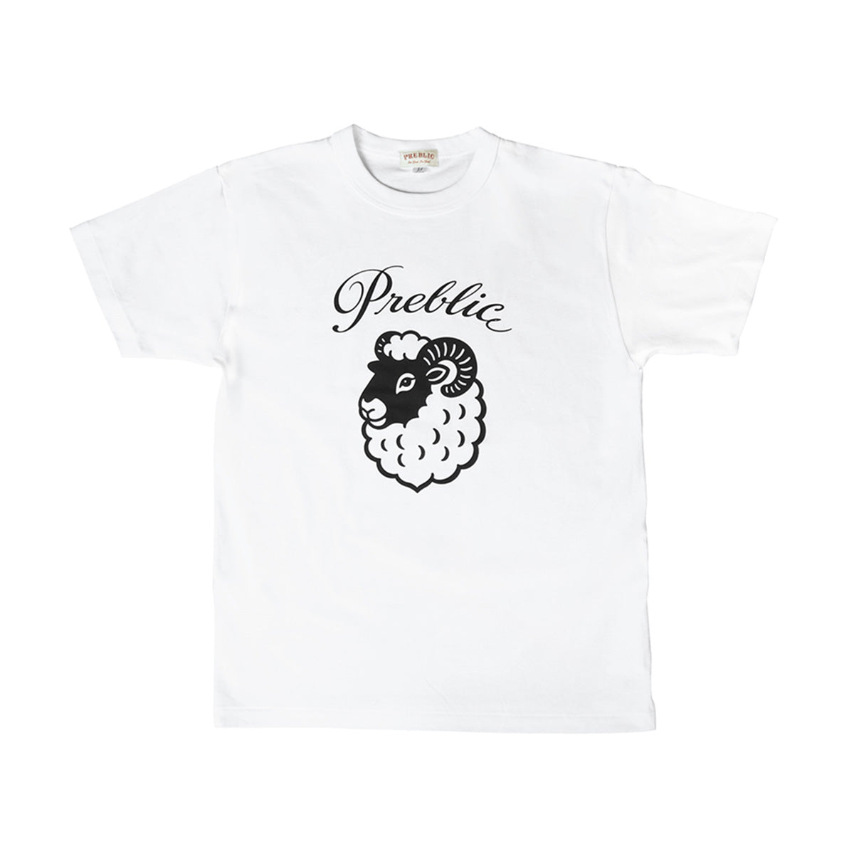 BLACK FACE T-SHIRT col.White