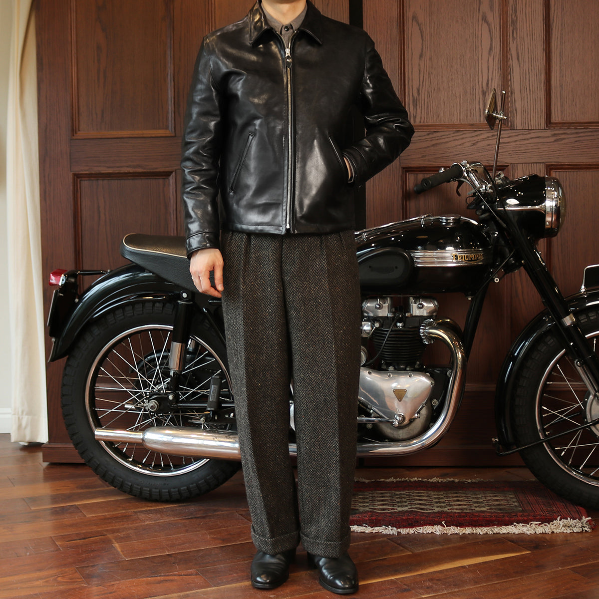 BRETT Vacchetta Horsehide col.Black