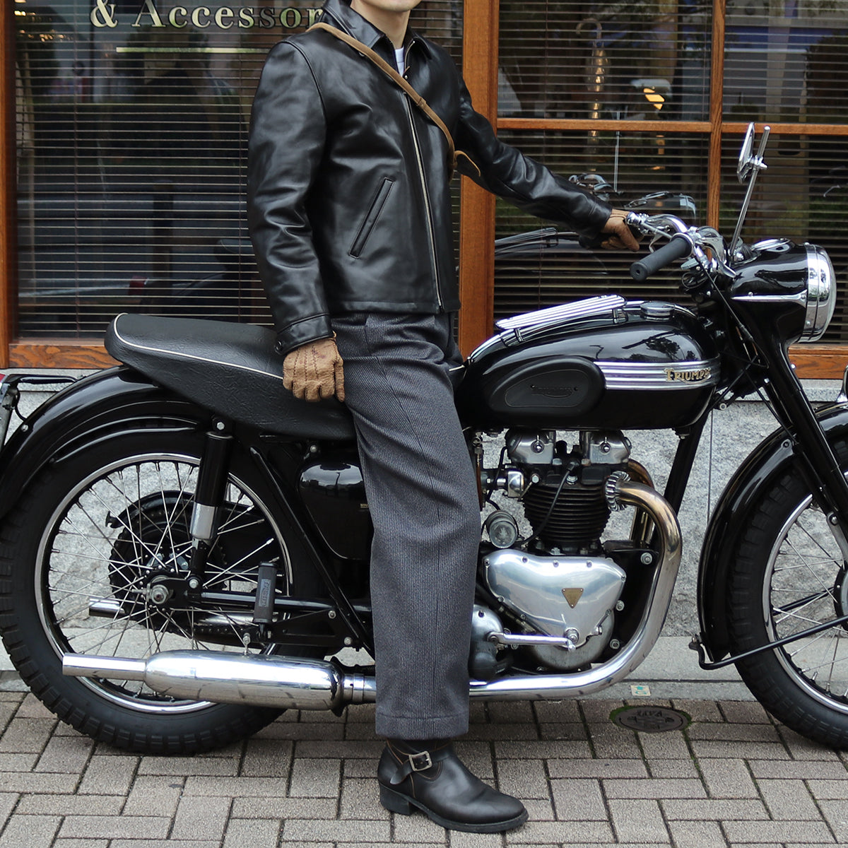 BRETT Vacchetta Horsehide col.Black