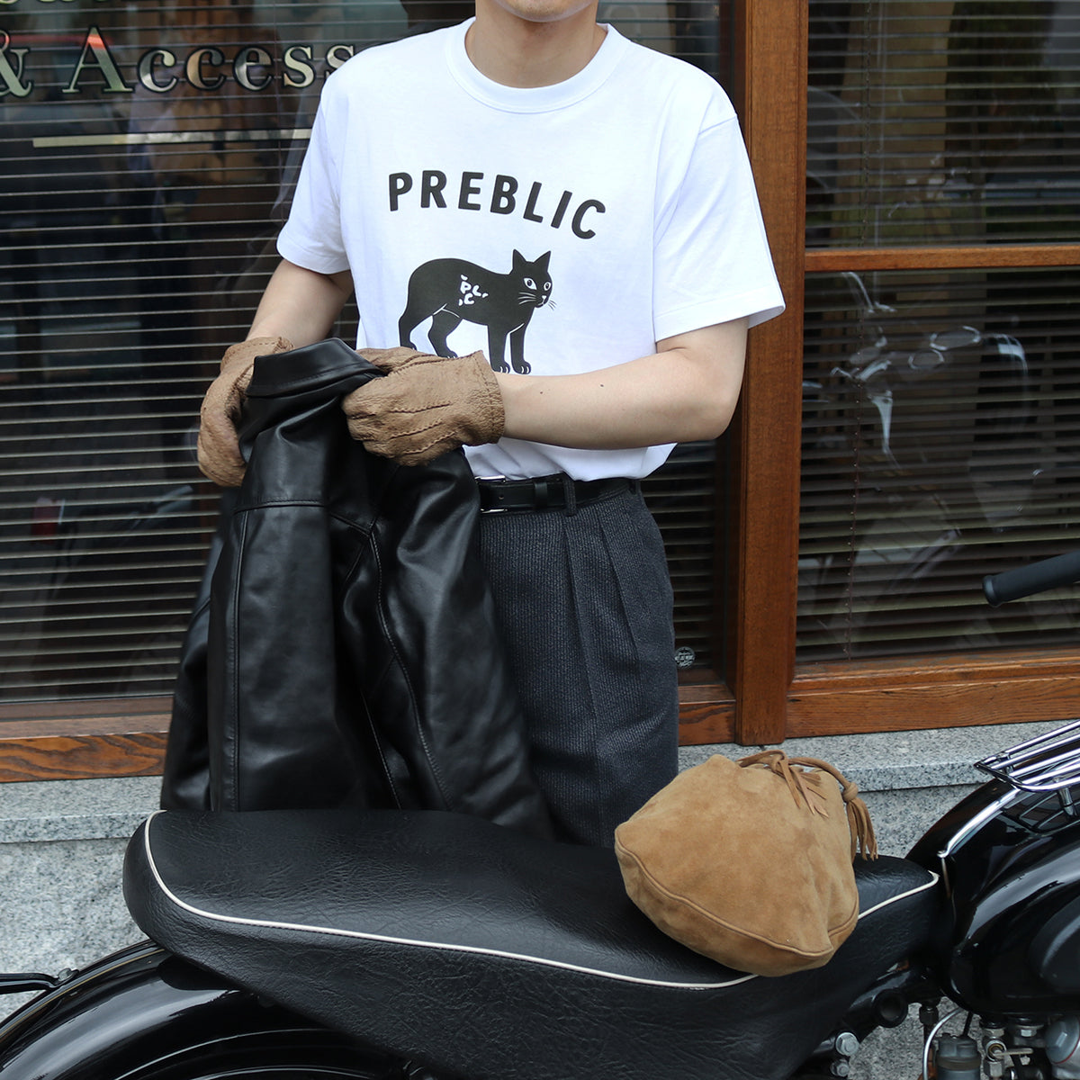 LUCKY CAT T-SHIRT col.White