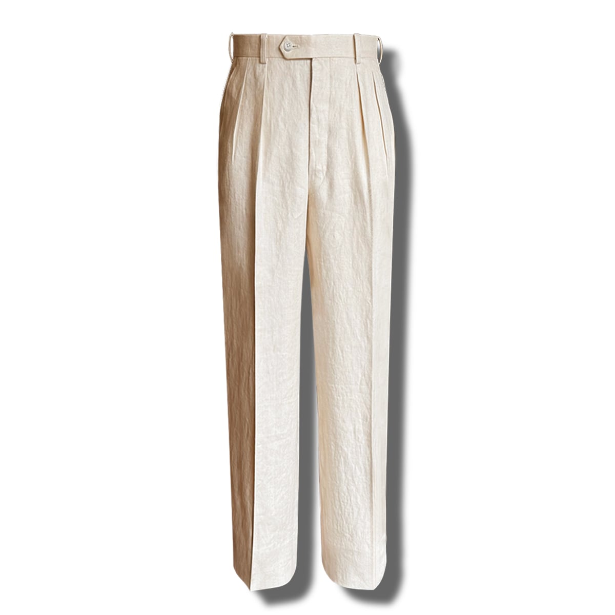 FORT - Herringbone Linen col.Ivory