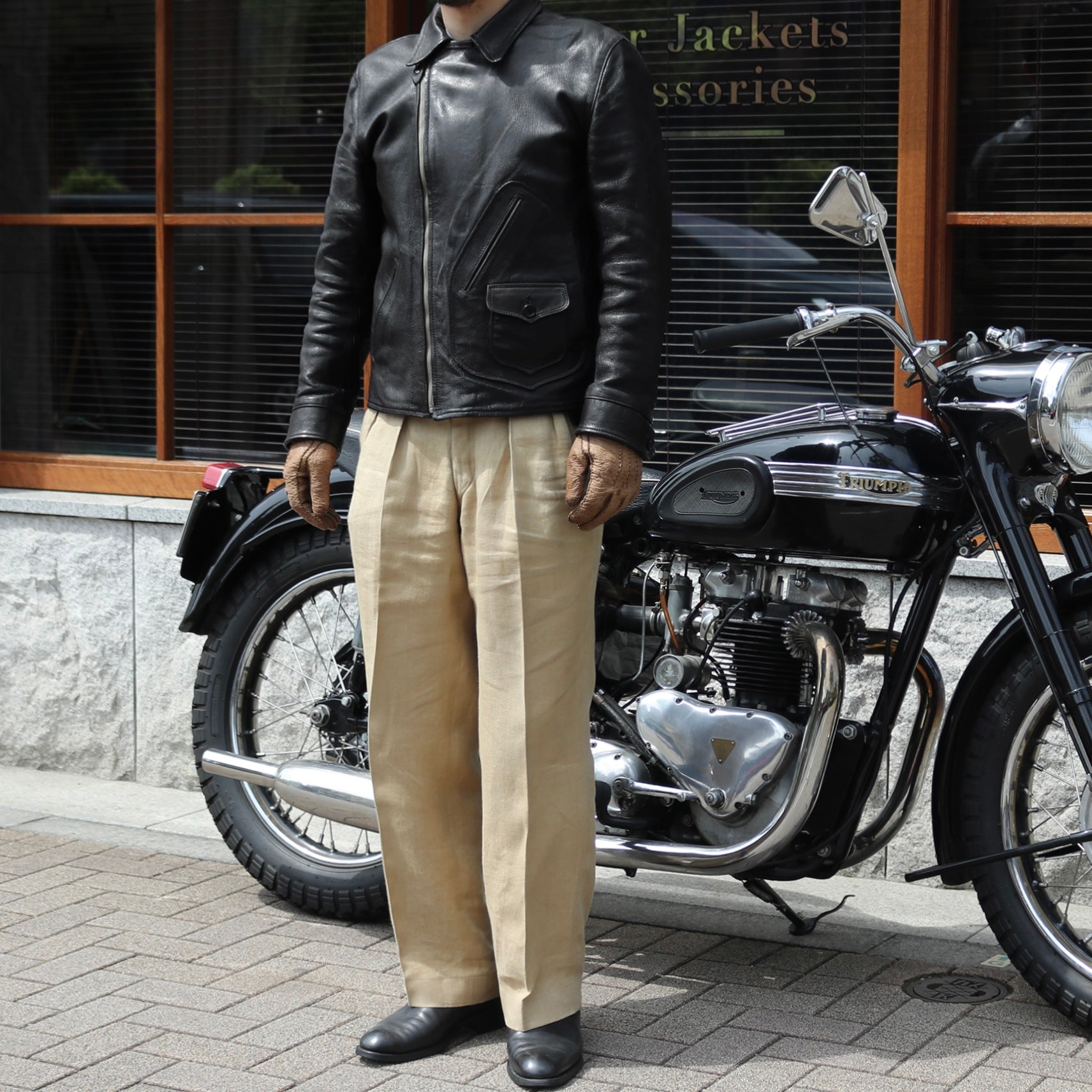 GRAIN Goatskin col.Black