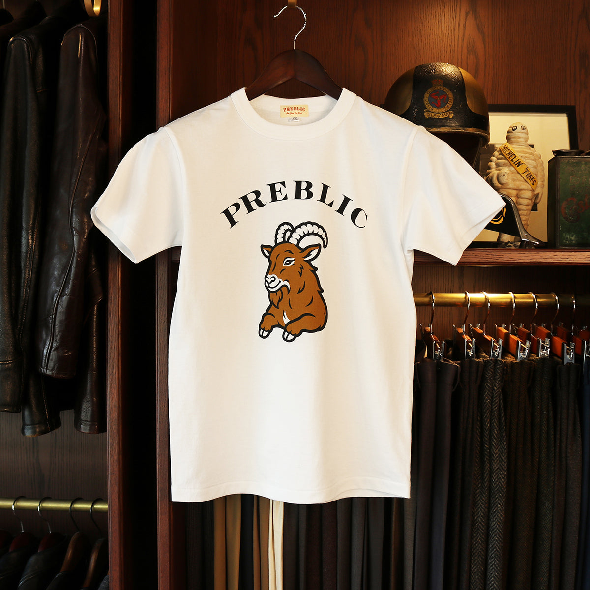 GOAT T-SHIRT col.White