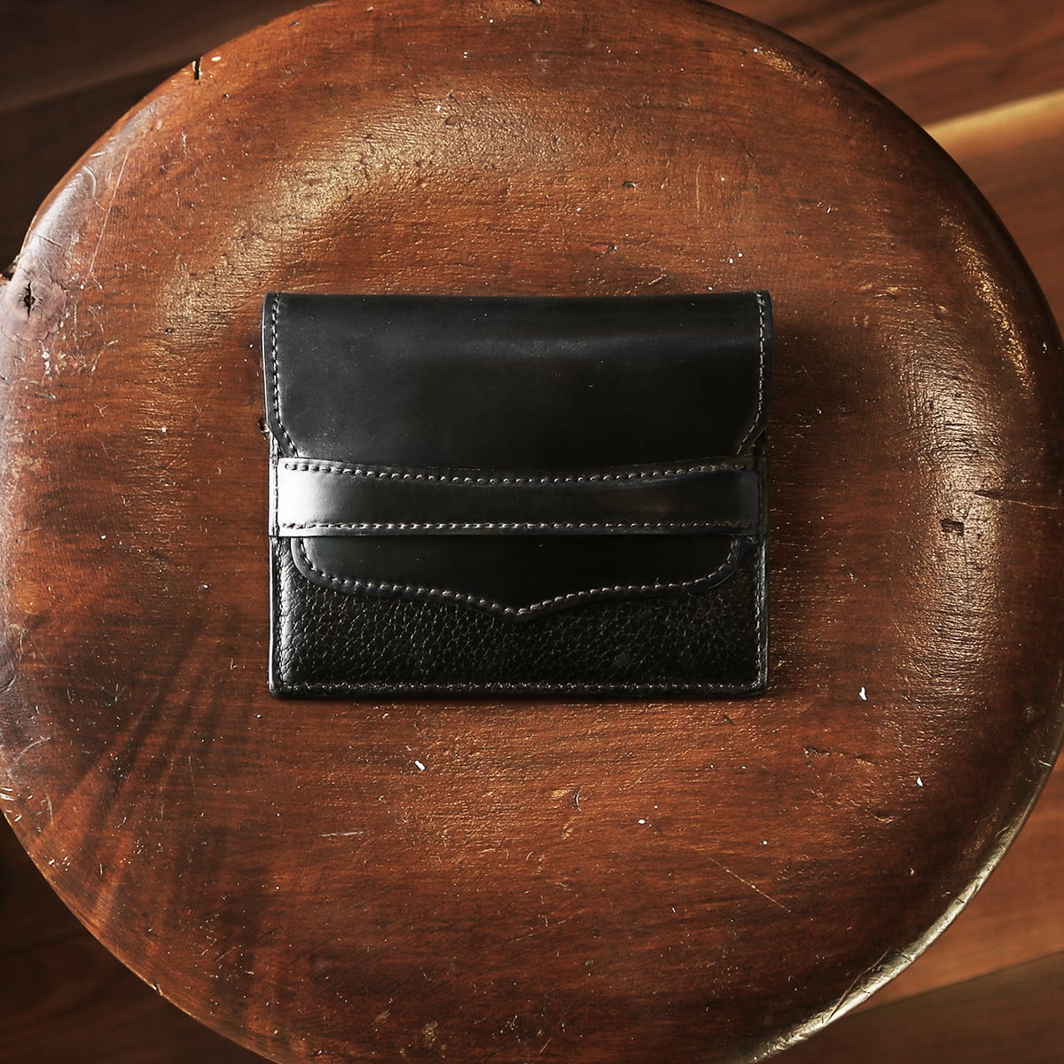 LOM - Horween Shell Cordovan col.Black