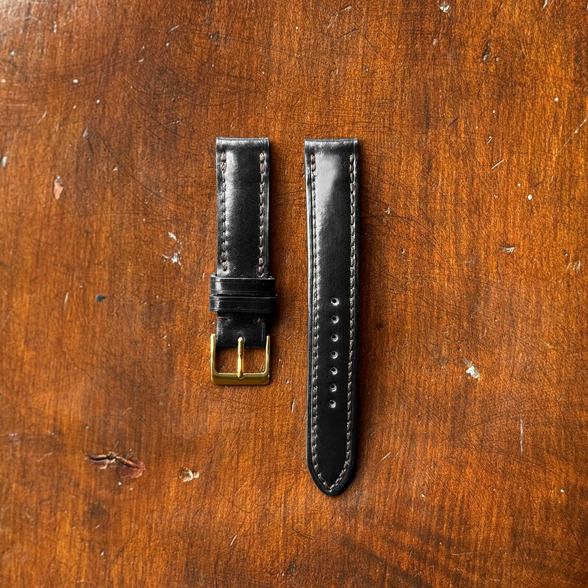 NOTTS - Horween Shell Cordovan col.Black