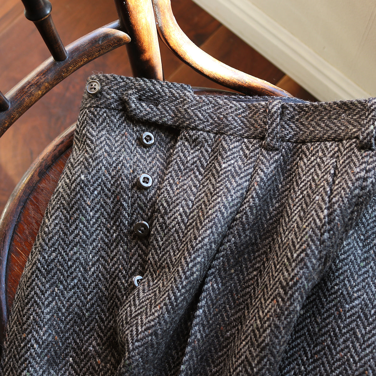 FORT W.BILL Herringbone Tweed col.Gray