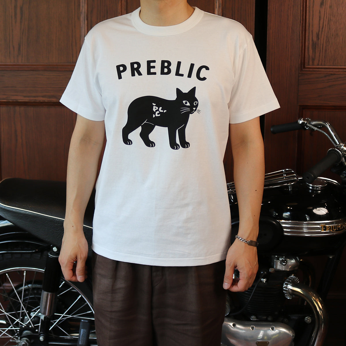 LUCKY CAT T-SHIRT col.White