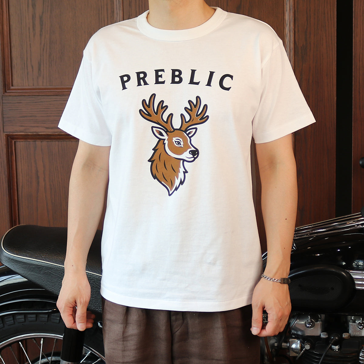 STAG T-SHIRT col.White