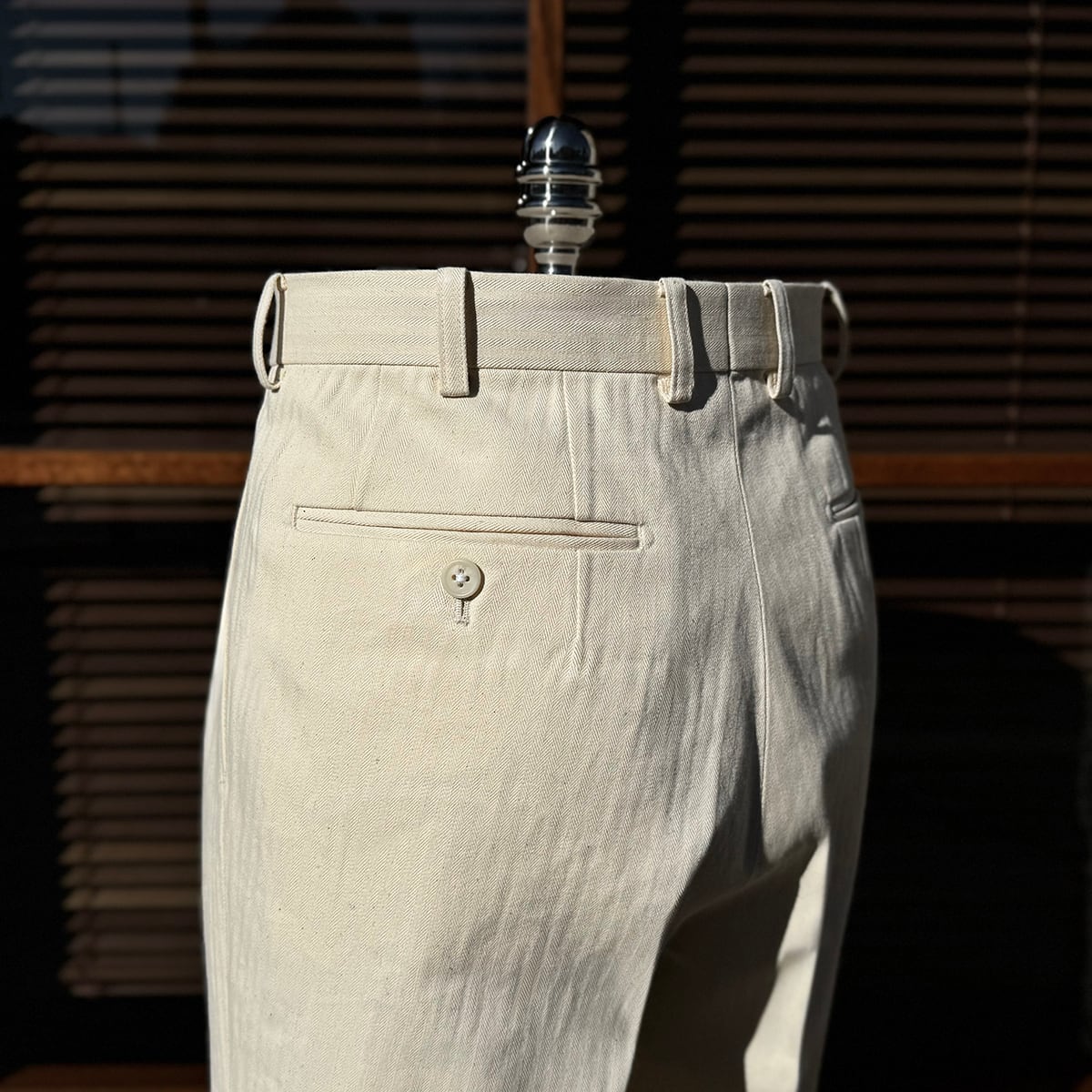 FORT - Herringbone Cotton col.Ivory