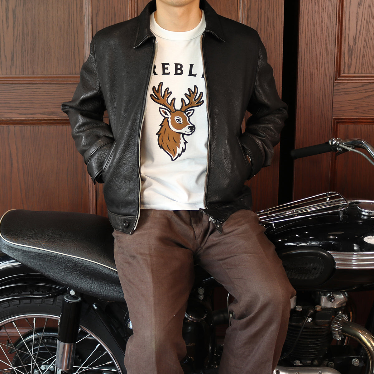 STAG T-SHIRT col.White