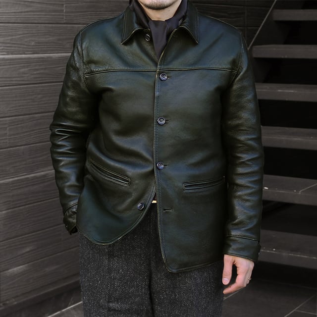 CRANK Sheepskin col.Dark Olive