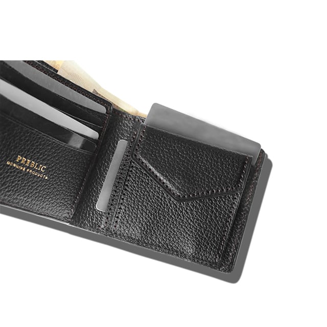プレブリック Horween Shell Cordovan FIELD - Horween Shell Cordovan col.Black