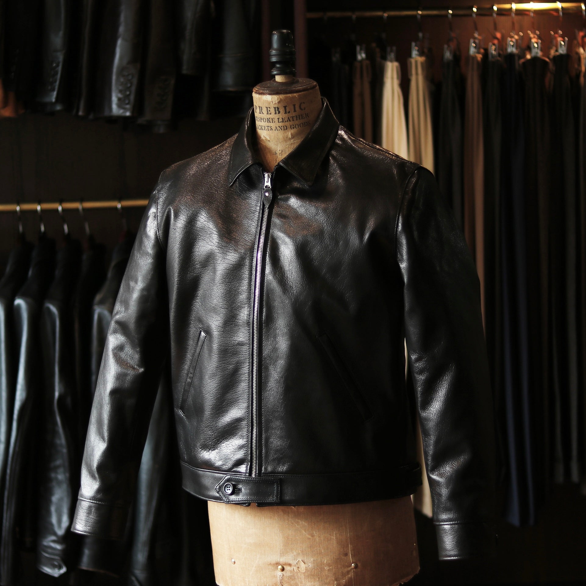 【最終価格】PREBLIC No.2 BACKET Goatskin カスタム PREBLIC No.2 BACKET Goatskin Black カスタム