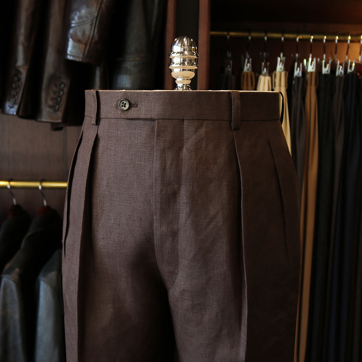FORT - Spence Bryson Linen col.Dark Brown