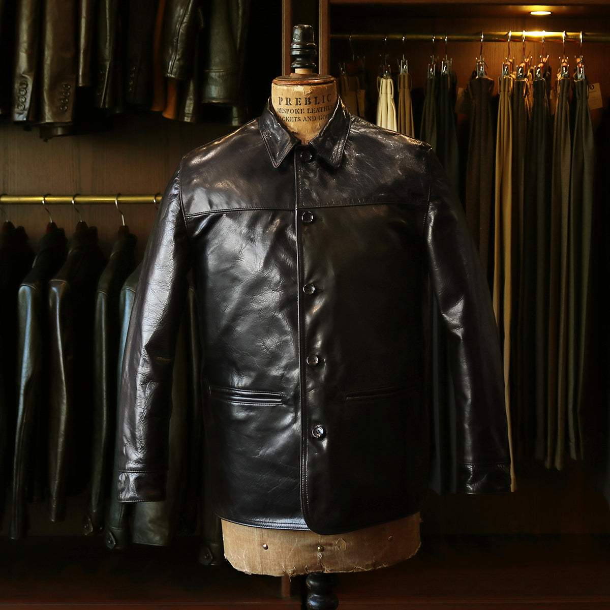 CRANK Horsehide col.Black
