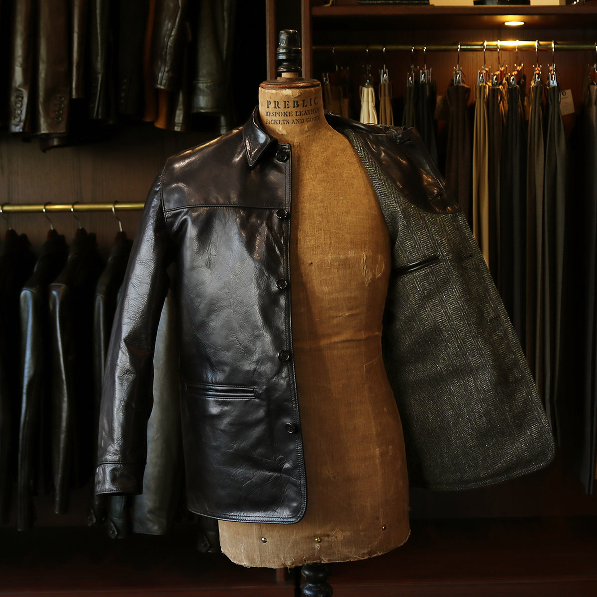 CRANK Horsehide col.Black