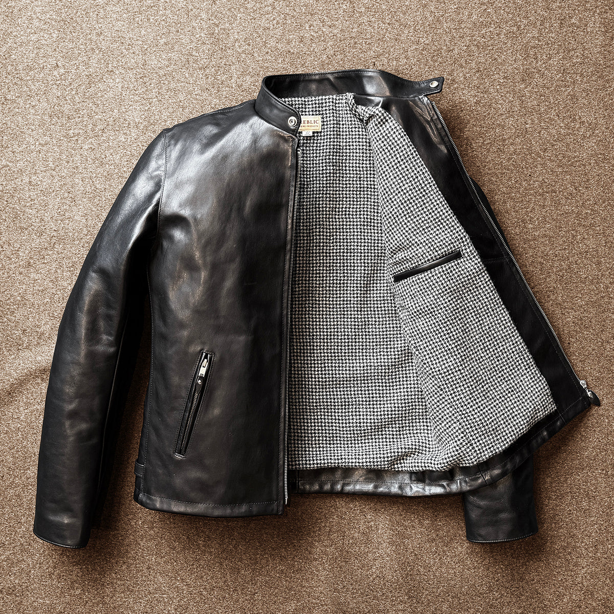 CLAMP Horsehide col.Black