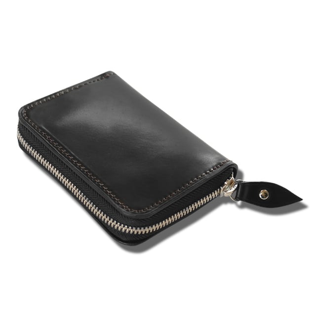 プレブリック シェルコードバン　box 財布 BOX - Horween Shell Cordovan col.Black
